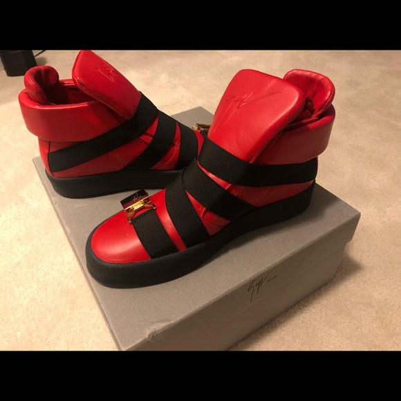 Giuseppe zanotti Red Sneaker - Picture 4 of 11